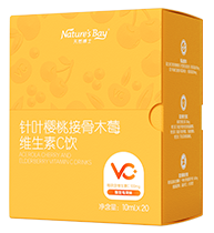 针叶樱桃接骨木莓维生素C饮