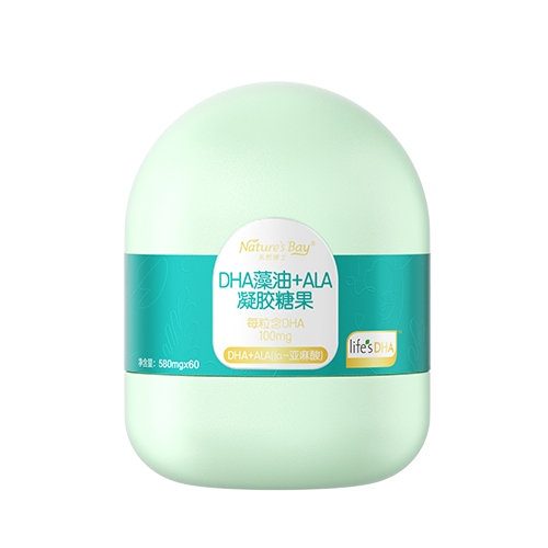 DHA+ALA,天然博士DHA藻油+ALA凝胶糖果（α-亚麻酸型)